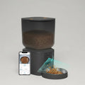 Smart Automatic Pet Feeder with Camera & Two-Way Audio | 8L | 6 Meals | Stainless Steel Bowl