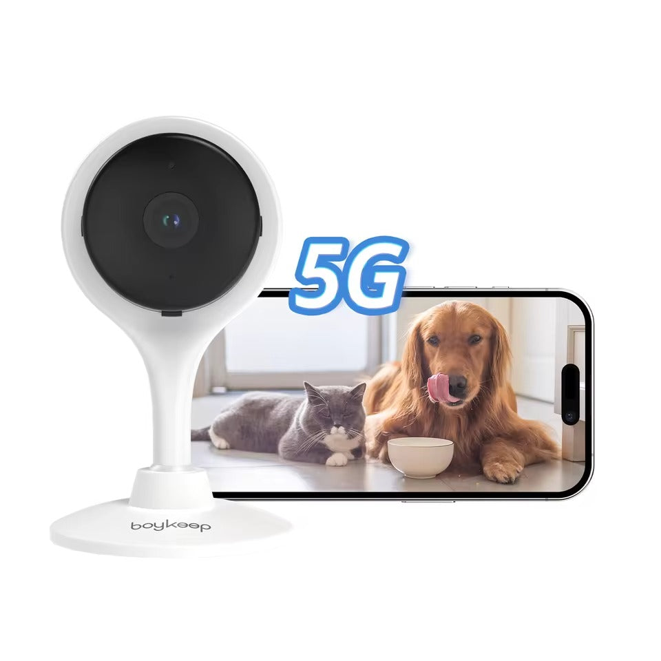Smart Indoor Pet Camera | 2K Resolution with Night Vision & Two-Way Audio | Ideal Dog & Cat Monitor
