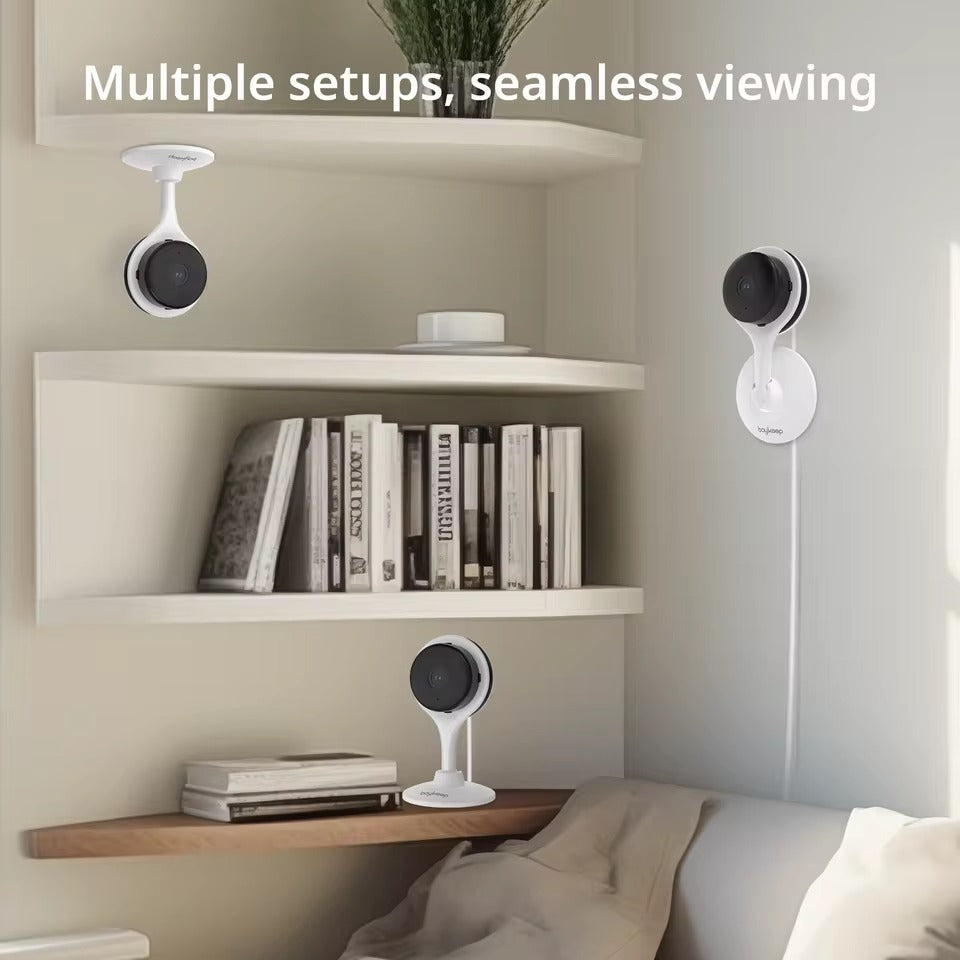 Smart Indoor Pet Camera | 2K Resolution with Night Vision & Two-Way Audio | Ideal Dog & Cat Monitor