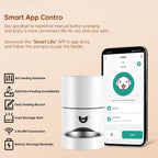 4L Automatic Pet Feeder – App-Controlled with Scheduling & Battery Backup