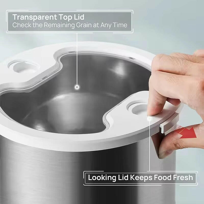 4.5L Automatic Pet Feeder – App Control, Voice Recording & Dual Bowl Option