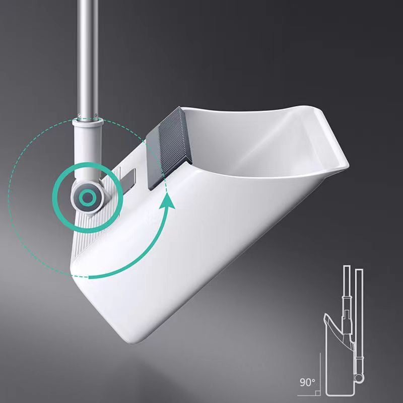 Broom & Dustpan Set with Built-In Hair Comb – Ergonomic & Space-Saving