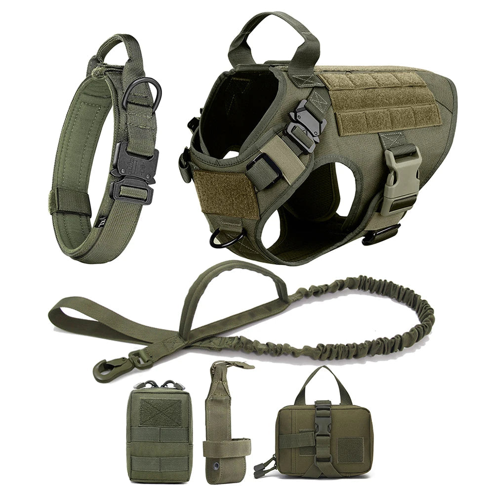 AlphaPaw | Tactical Dog Harness – Durable Vest with Handle