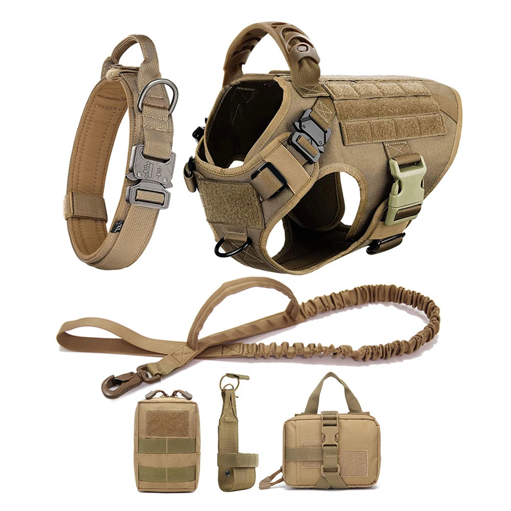 AlphaPaw | Tactical Dog Harness – Durable Vest with Handle