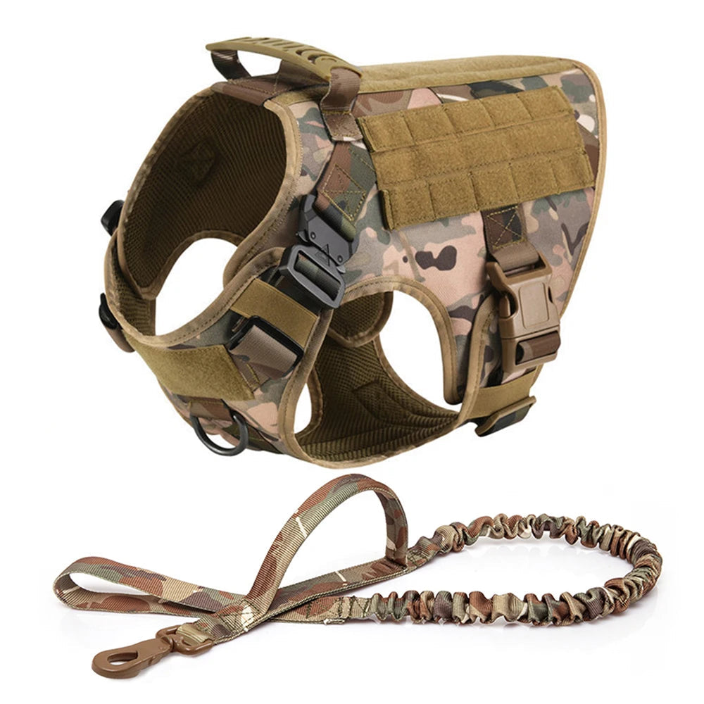 AlphaPaw | Tactical Dog Harness – Durable Vest with Handle