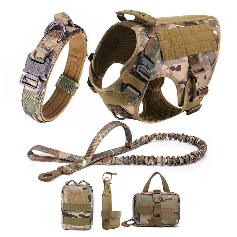 AlphaPaw | Tactical Dog Harness – Durable Vest with Handle