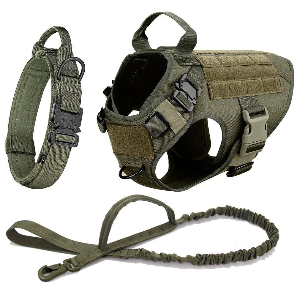 AlphaPaw | Tactical Dog Harness – Durable Vest with Handle