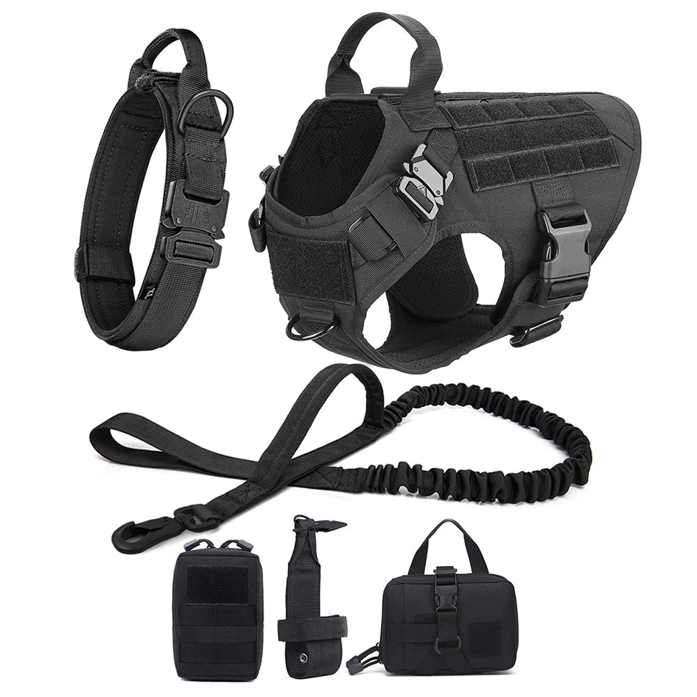 AlphaPaw | Tactical Dog Harness – Durable Vest with Handle