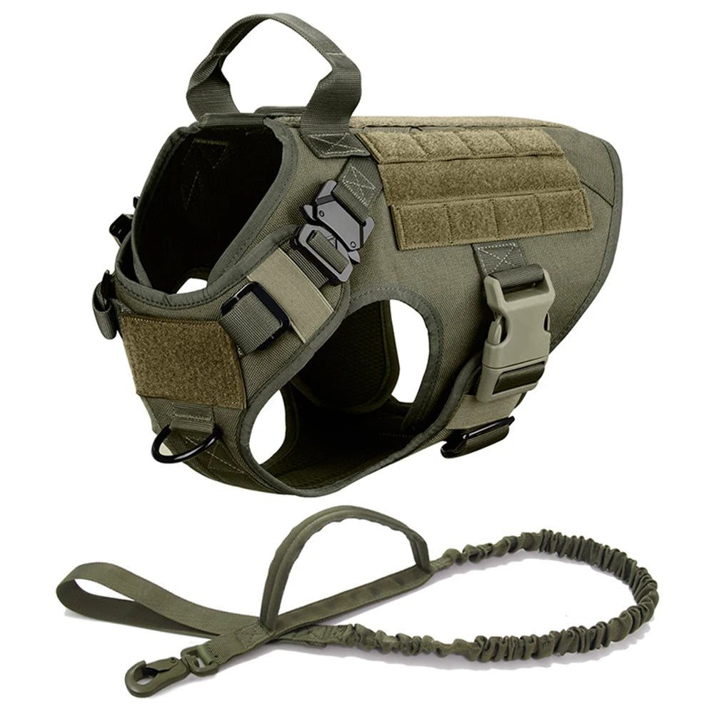 AlphaPaw | Tactical Dog Harness – Durable Vest with Handle