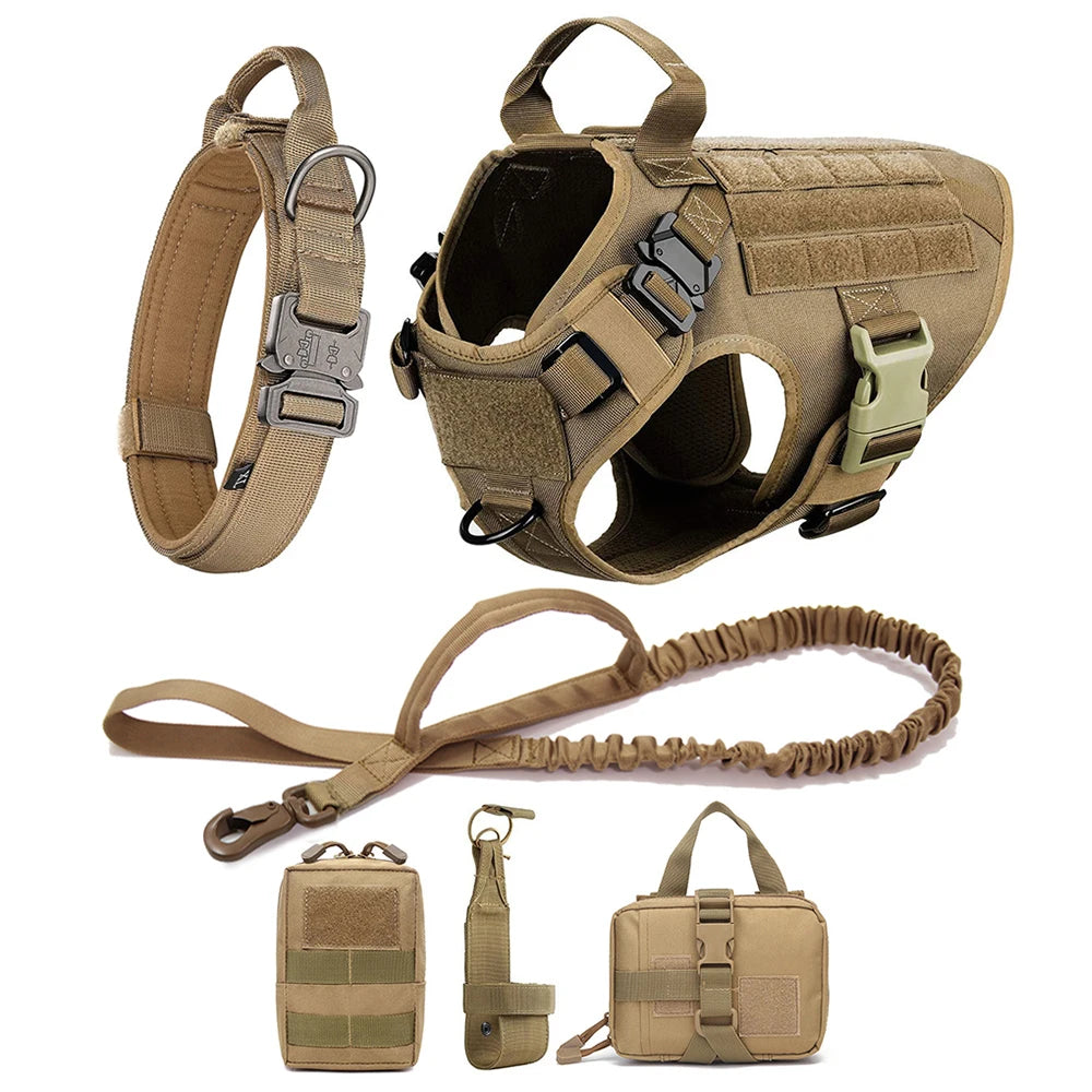 AlphaPaw | Tactical Dog Harness – Durable Vest with Handle