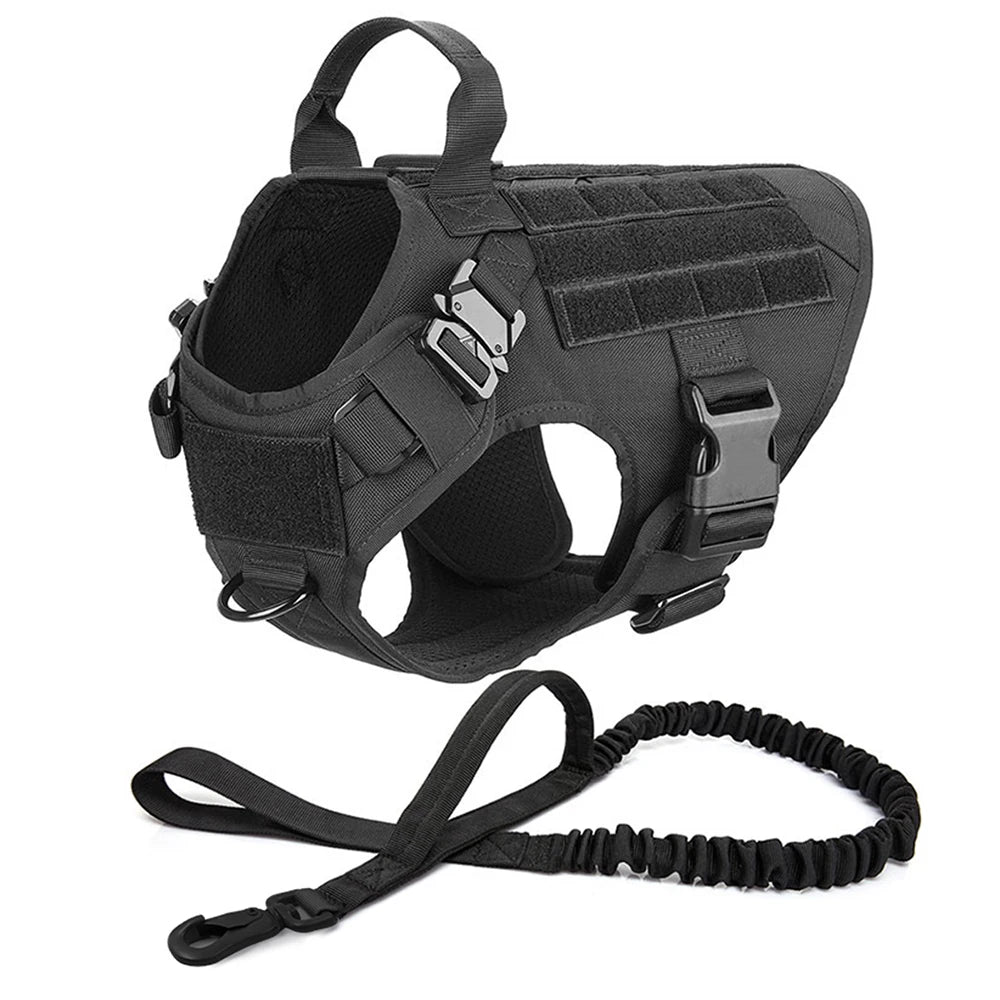 AlphaPaw | Tactical Dog Harness – Durable Vest with Handle