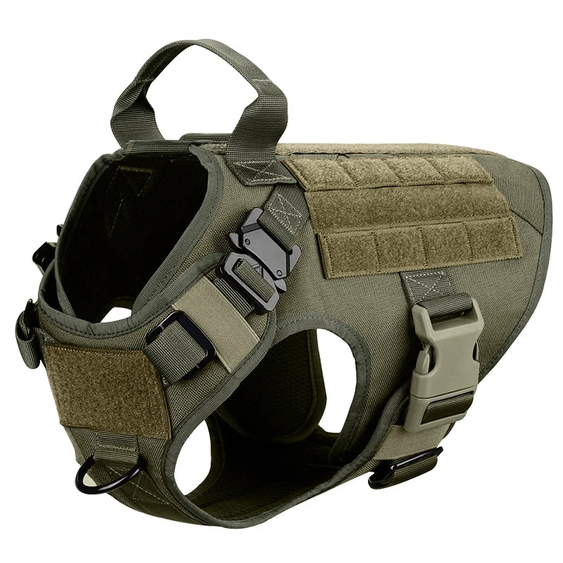 AlphaPaw | Tactical Dog Harness – Durable Vest with Handle
