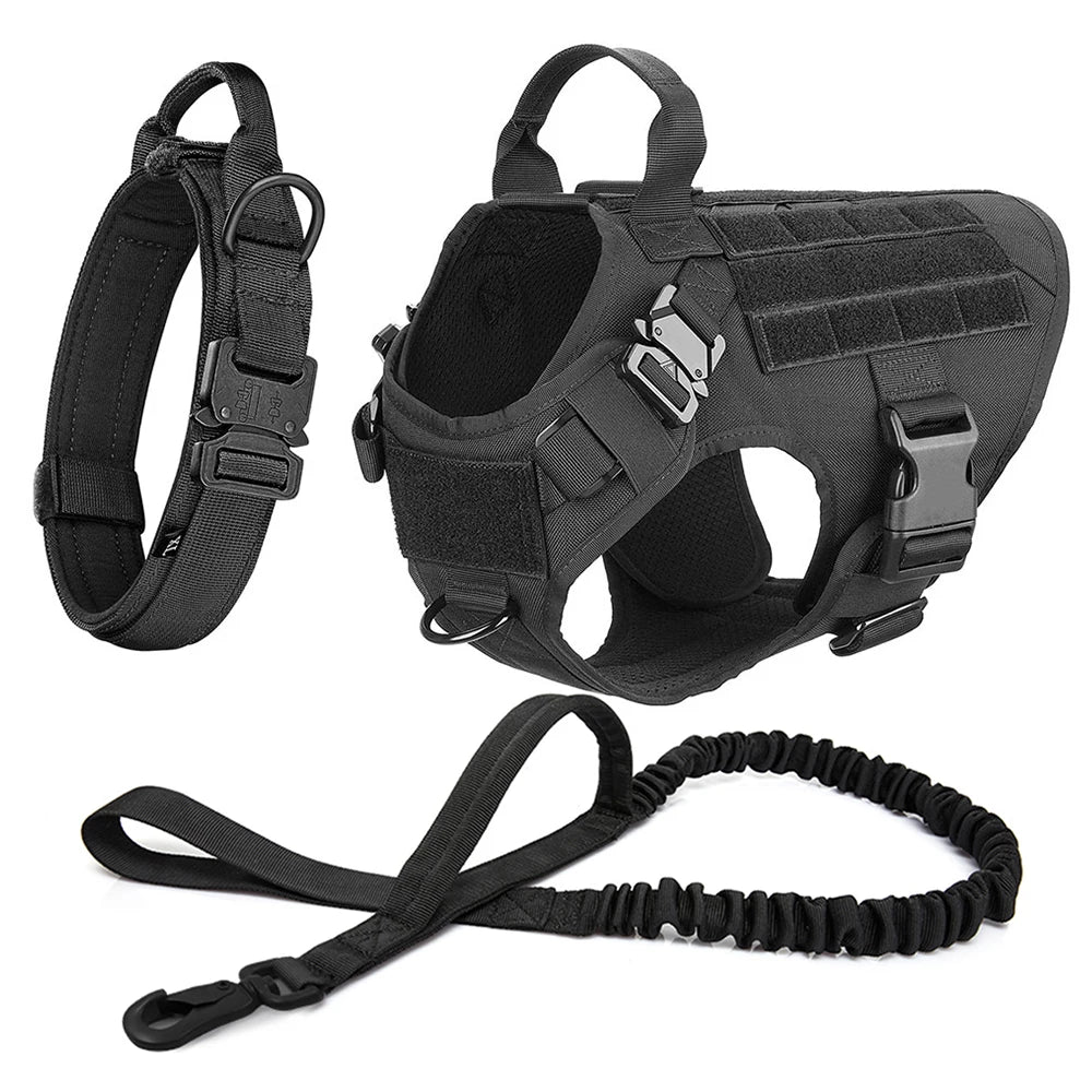 AlphaPaw | Tactical Dog Harness – Durable Vest with Handle