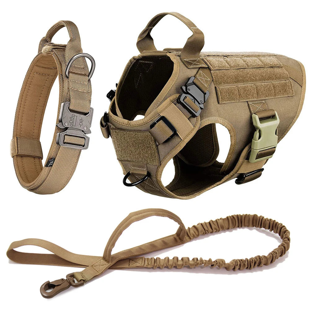 AlphaPaw | Tactical Dog Harness – Durable Vest with Handle