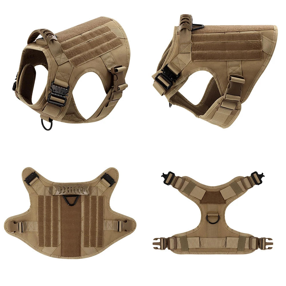 AlphaPaw | Tactical Dog Harness – Durable Vest with Handle