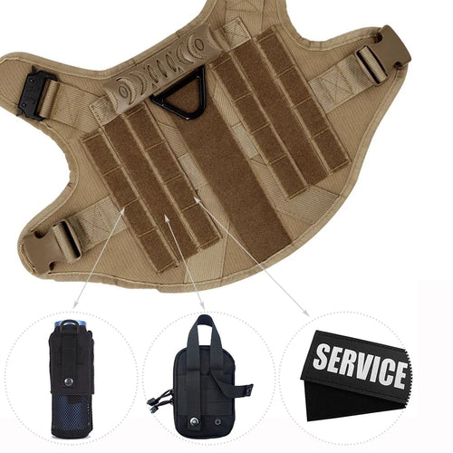 AlphaPaw | Tactical Dog Harness – Durable Vest with Handle