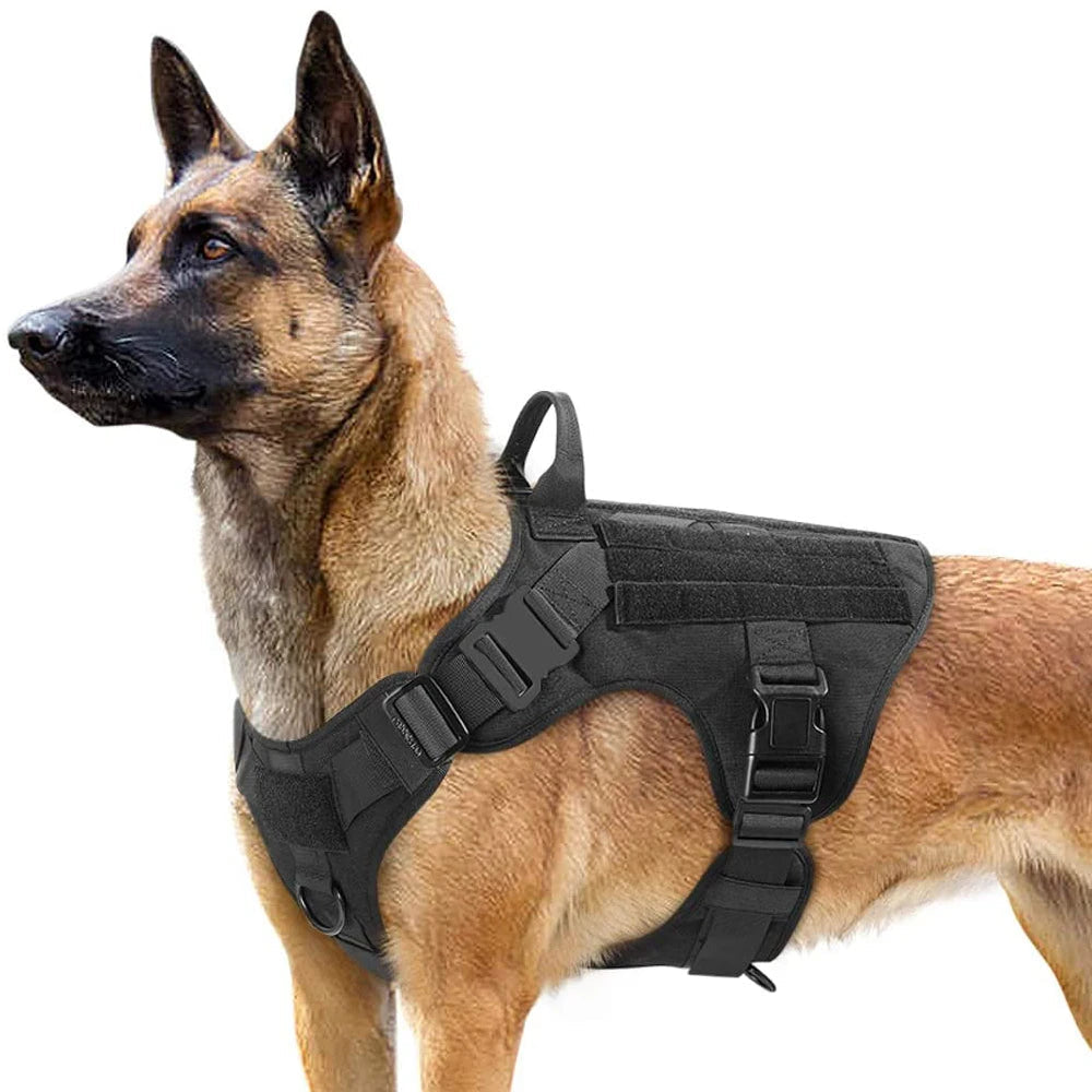 AlphaPaw | Tactical Dog Harness – Durable Vest with Handle