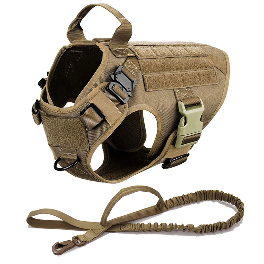 AlphaPaw | Tactical Dog Harness – Durable Vest with Handle