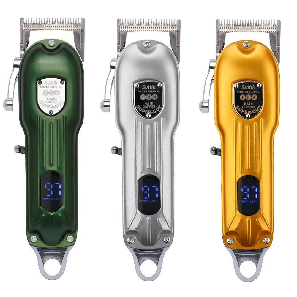 Dog Grooming Kit – 7000 RPM Cordless Clipper with All-Metal Body & 4 Guide Combs