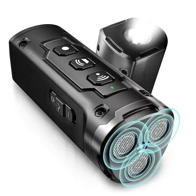 Ultrasonic Dog Training Device – 3 Sonic Emitters, 50ft Range & LED Flashlight