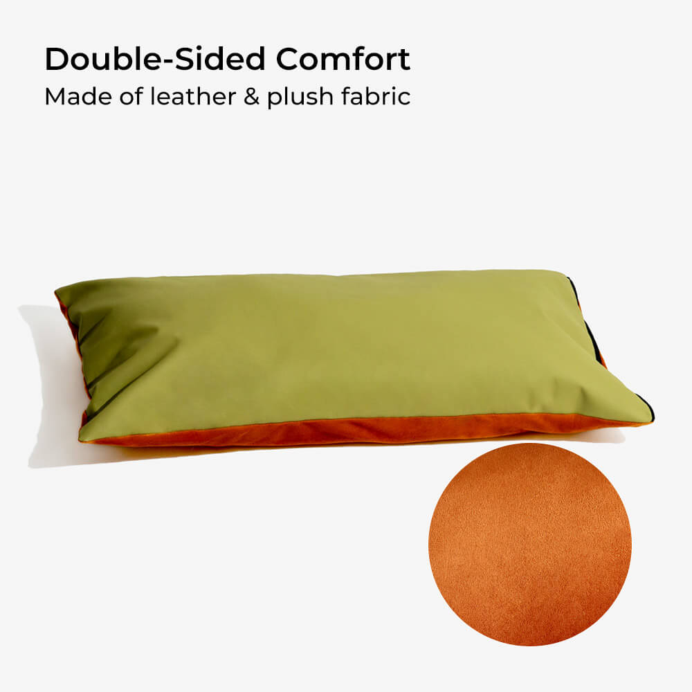 Dog Car Seat Booster – Faux Leather with Plush Padding & Non-Slip Base