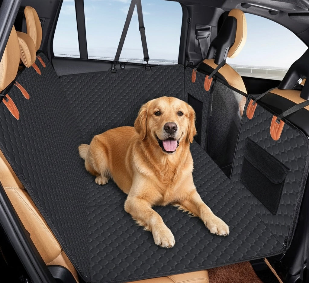 Waterproof Car Seat Cover Hammock for Pets | Universal Fit | Machine Washable