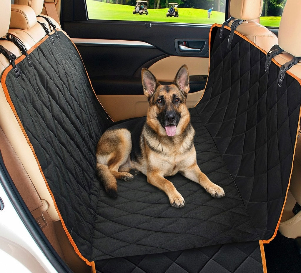 Waterproof Car Seat Cover Hammock for Pets | Universal Fit | Machine Washable