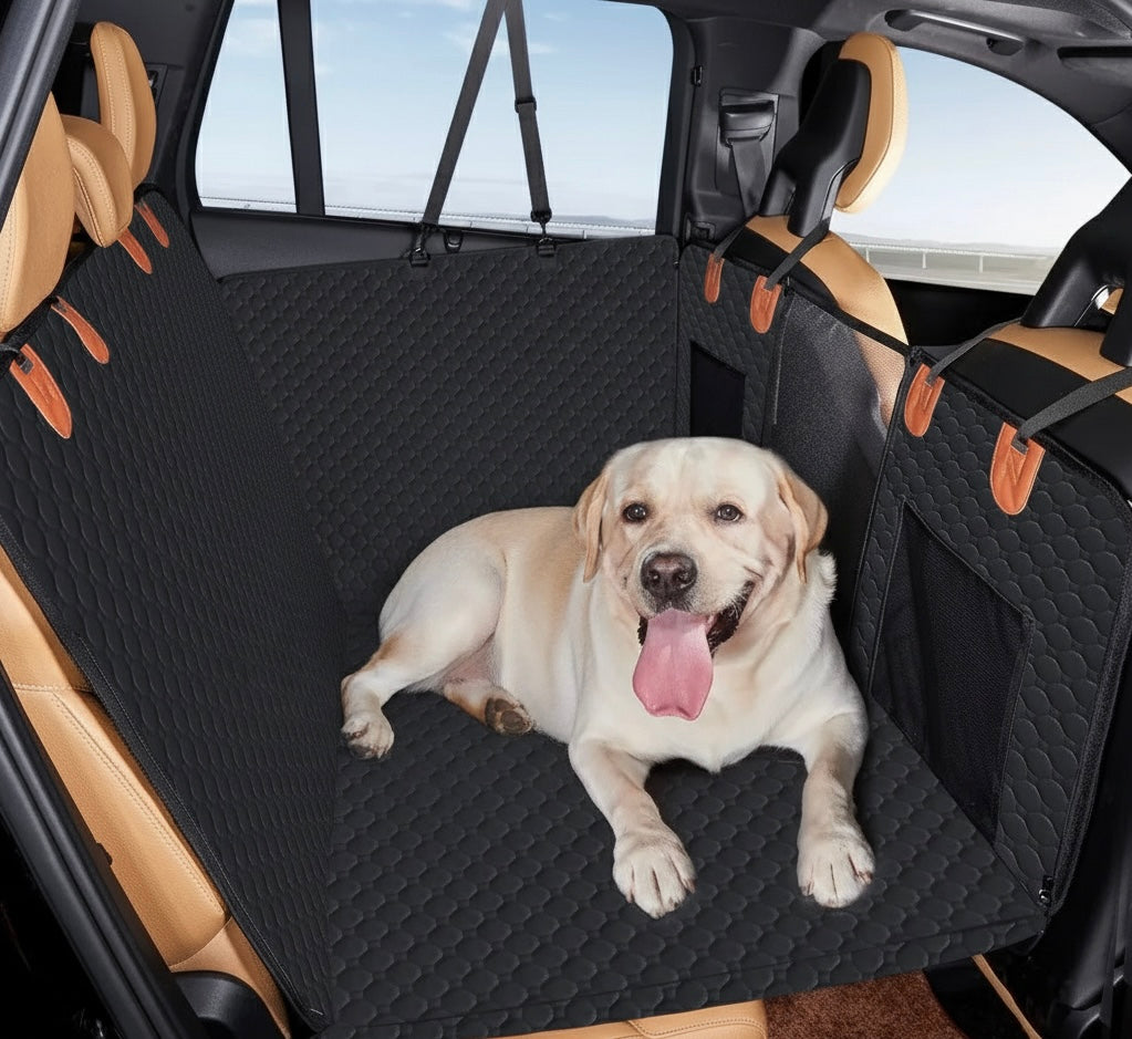 Waterproof Car Seat Cover Hammock for Pets | Universal Fit | Machine Washable