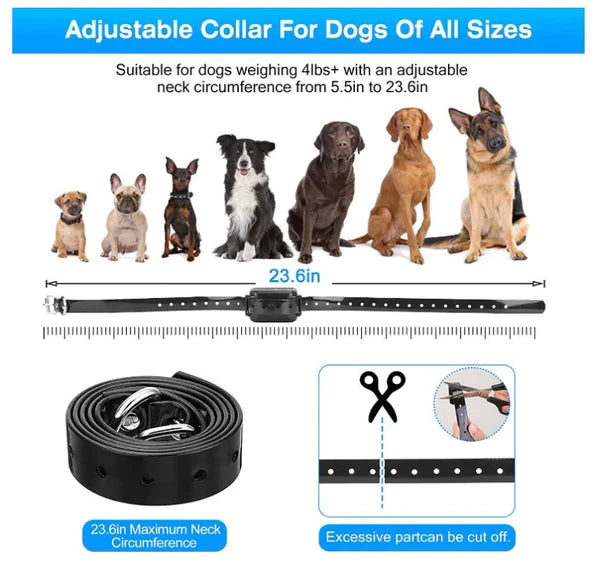 Wireless Dog Fence System – Adjustable 1650ft Range & Portable Design